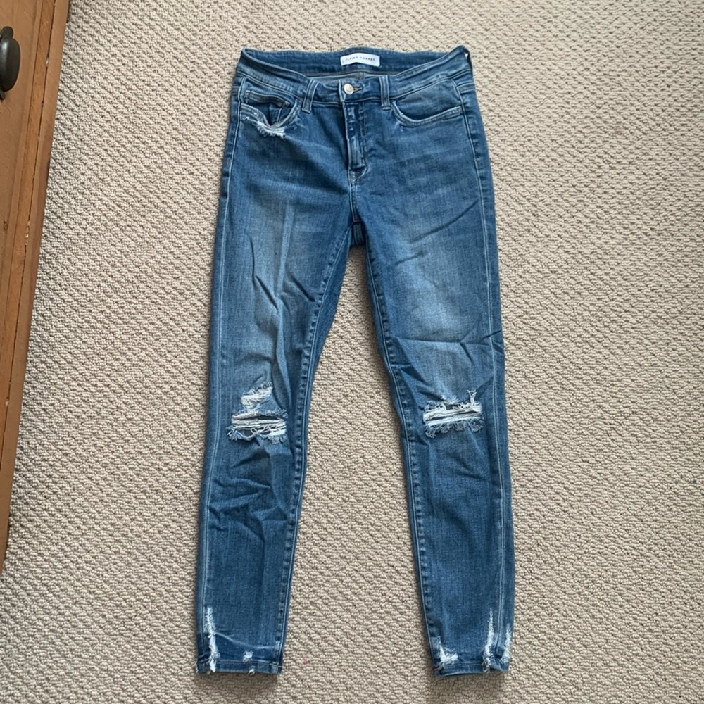 Flying monkey skinny jeans